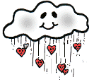 Gif animé pluie de coeurs